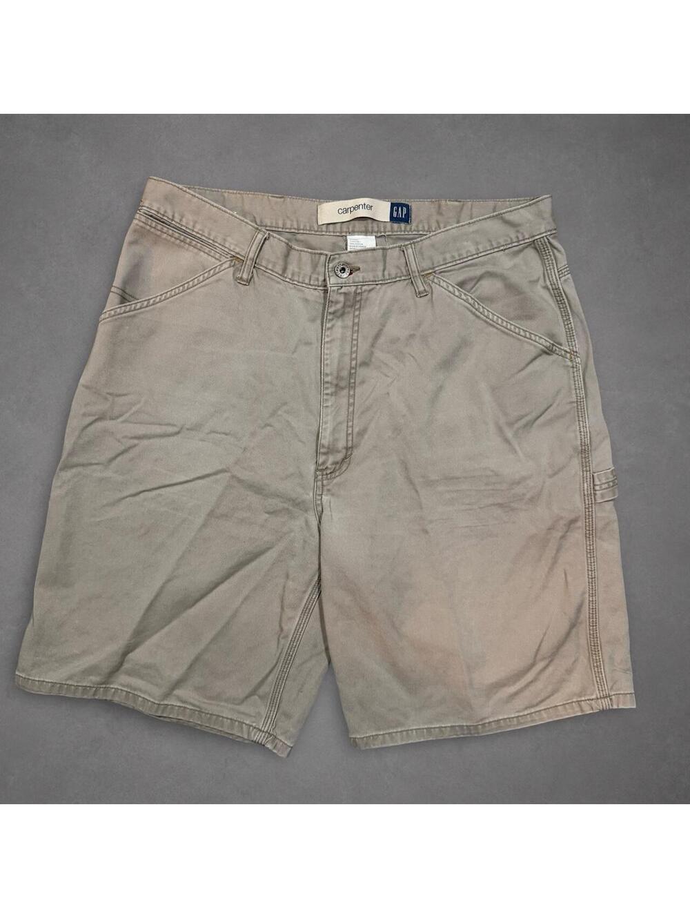 Vintage GAP Carpenter Shorts Khaki W38